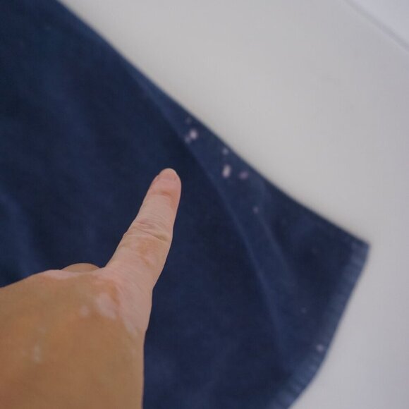 Vintage Ralph Lauren Fragrances Navy Bathing/Swimming 100% Cotton Towel - Picture 10 of 10